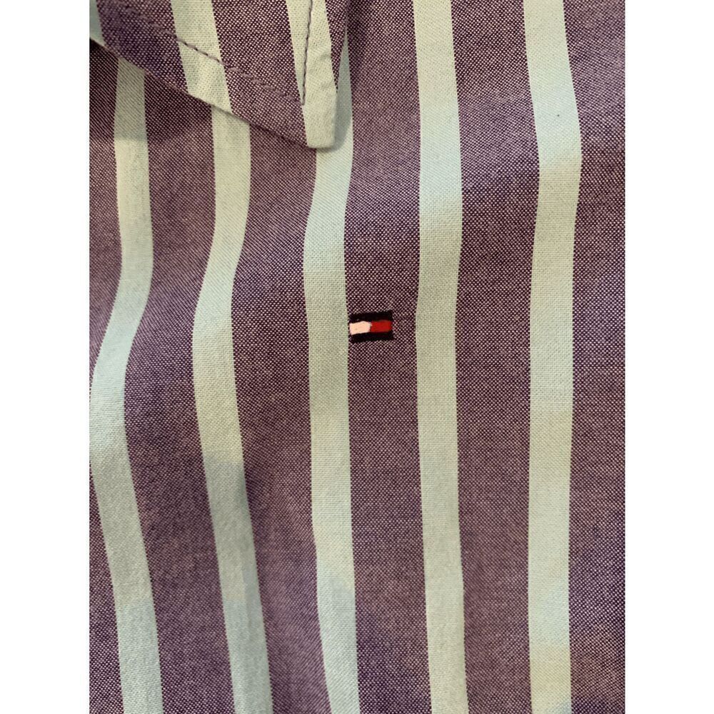Tommy Hilfiger Cotton Shirt Dress Sky Captain/Mint Dress size 10 - Picture 4 of 6